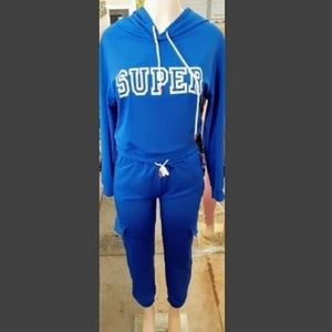 2pc Super Blue Sport Set